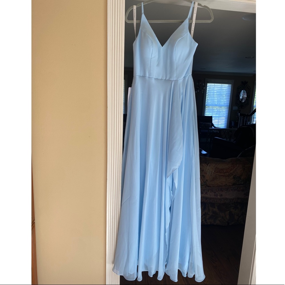 Azazie Sky Blue Dress